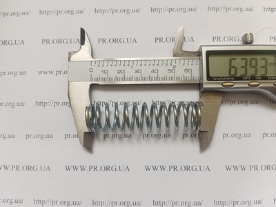Пружина сжатия 1,8 х 17 х 64 (Артикул: G1702)