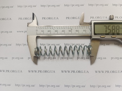 Пружина стиснення 1,8 х 14,8 х 75,5 (Артикул: G1703)