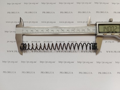 Пружина стиснення 1,6 х 13,8 х 140 (Артикул: G1711)