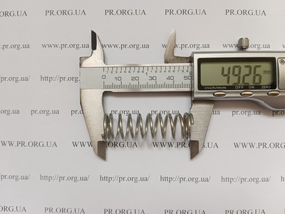 Пружина сжатия 1,6 х 15,8 х 49 (Артикул: G1713)