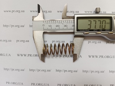 Пружина сжатия 1,5 х 15 х 37,5 (Артикул: G1714)