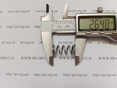 Пружина стиснення 1,5 х 12,5 х 26,5 (Артикул: G1715)