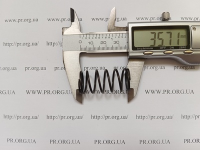 Пружина сжатия 1,5 х 18 х 35,5 (Артикул: G1716)