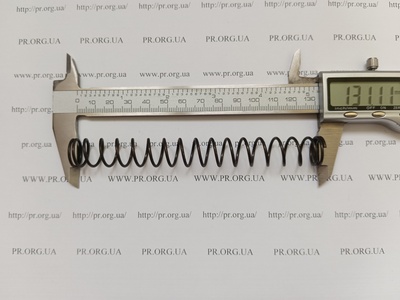 Пружина сжатия 1,5 х 16 х 131 (Артикул: G1719)
