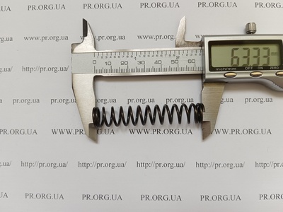 Пружина стиснення 1,5 х 12,2 х 63 (Артикул: G1722)