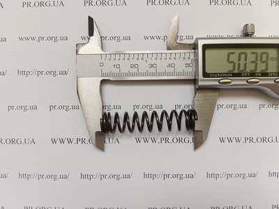 Пружина сжатия 1,5 х 12 х 49 (Артикул: G1723)