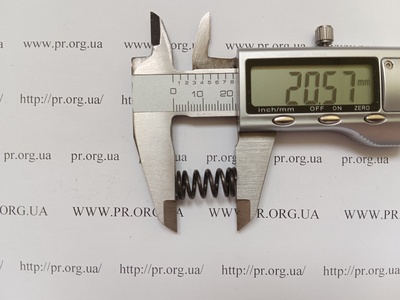Пружина стиснення 1,4 х 10 х 20,5 (Артикул: G1728)