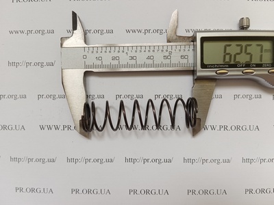 Пружина стиснення 1,3 х 17,8 х 62,5 (Артикул: G1729)