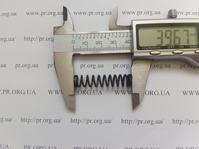 Пружина сжатия 1,2 х 9 х 39 (Артикул: G1733)