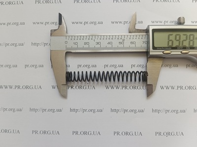 Пружина сжатия 1,2 х 9,2 х 69 (Артикул: G1734)