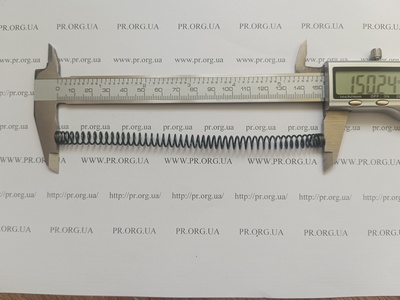 Пружина стиснення 1 х 8 х 150 (Артикул: G1742)