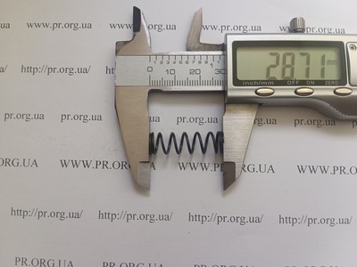 Пружина сжатия 1 х 9 х 28,5 (Артикул: G1744)