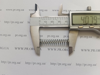 Пружина стиснення 1 х 8 х 40,5 (Артикул: G1746)