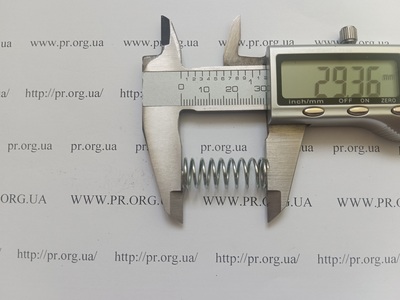 Пружина сжатия 1 х 10,8 х 29 (Артикул: G1747)