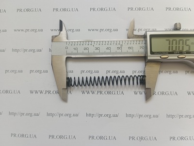 Пружина на сжатие 1 х 9 х 70 (Артикул: G1749) Пружина на сжатие 1 х 9 х 70 (Артикул: G1749)
