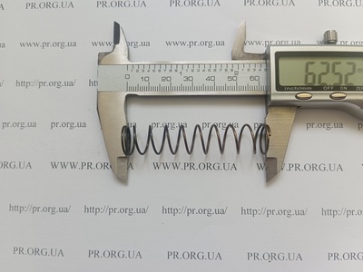 Пружина сжатия 1 х 13,5 х 62 (Артикул: G1750)