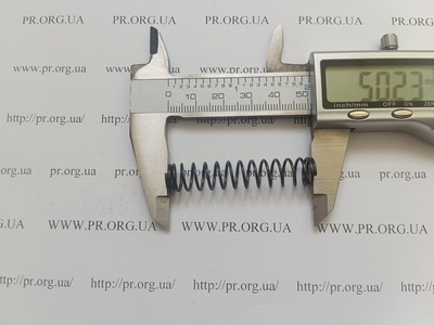 Пружина сжатия 1 х 10,2 х 50 (Артикул: G1757)