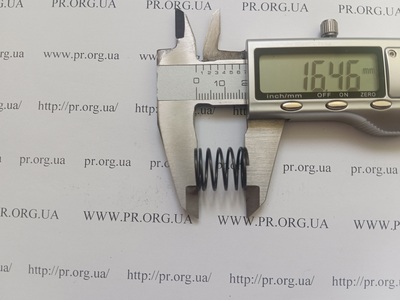 Пружина стиснення 1 х 14,8 х 16 (Артикул: G1758)