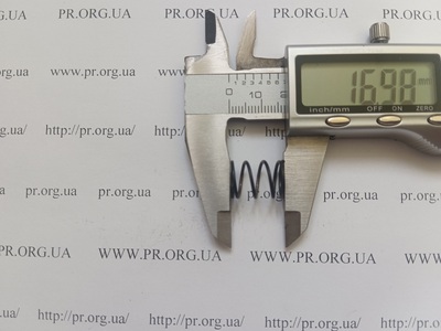 Пружина стиснення 1 х 11,8 х 16,5 (Артикул: G1760)