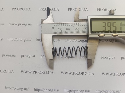 Пружина стиснення 1 х 11 х 39 (Артикул: G1763)