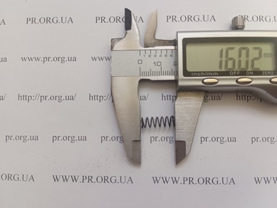 Пружина стиснення 0,5 х 5,2 х 16 (Артикул: G1770)