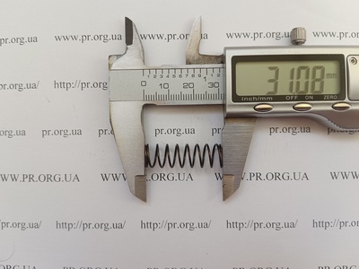 Пружина сжатия 0,8 х 9,8 х 31 (Артикул: G1771)