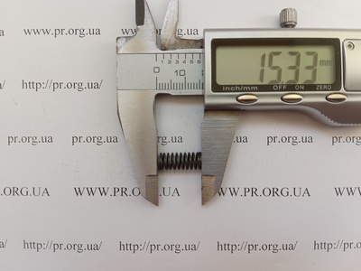 Пружина сжатия 0,7 х 6,4 х 15 (Артикул: G1775)