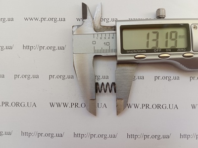 Пружина стиснення 0,7 х 7,2 х 13 (Артикул: G1776)