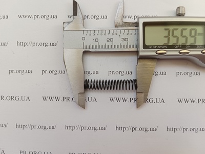 Пружина сжатия 0,7 х 7,3 х 35,5 (Артикул: G1777)