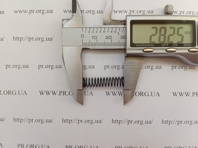 Пружина сжатия 0,6 х 7,2 х 28 (Артикул: G1780)