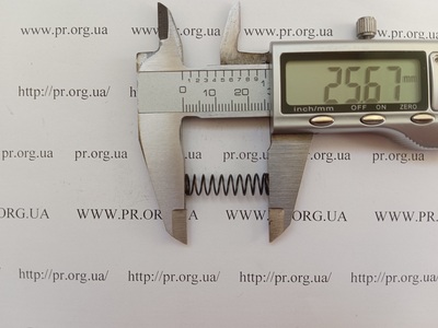 Пружина сжатия 0,6 х 7 х 25,5 (Артикул: G1782)