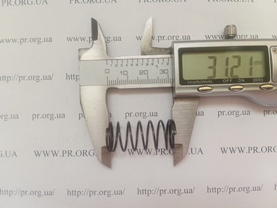 Пружина стиснення 1 х 14,8 х 31 (Артикул: G1796)