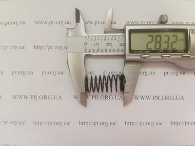 Пружина сжатия 1 х 13,2 х 28 (Артикул: G1798)