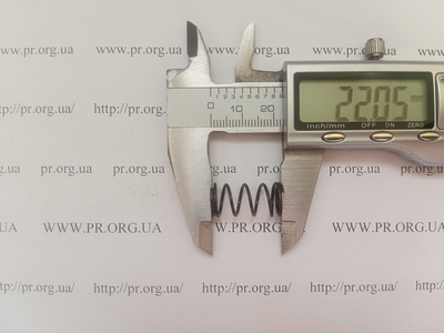 Пружина сжатия 1 х 11 х 22 (Артикул: G1799)