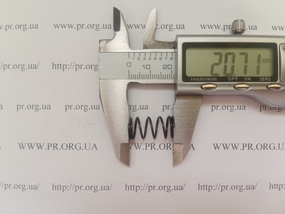 Пружина сжатия 1 х 10,8 х 20,5 (Артикул: G1800)