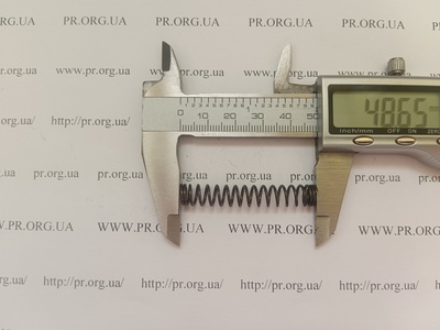 Пружина стиснення 1 х 8 х 48,5 (Артикул: G1804)