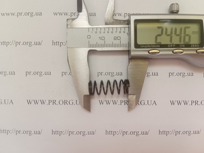 Пружина сжатия 1 х 9,8 х 24,5 (Артикул: G1805)