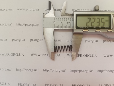 Пружина стиснення 1 х 8 х 22 (Артикул: G1808)