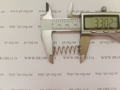 Пружина стиснення 1 х 10 х 33 (Артикул: G1811)