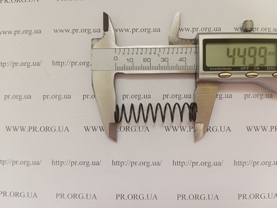 Пружина стиснення 1 х 11,3 х 45 (Артикул: G1814)