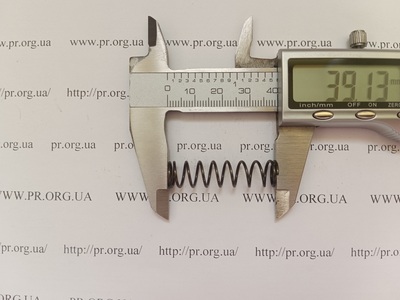 Пружина стиснення 1 х 10 х 39 (Артикул: G1815)