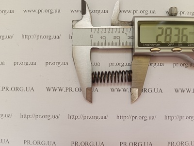 Пружина сжатия 1 х 9 х 28 (Артикул: G1817)