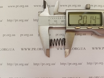 Пружина стиснення 1 х 10 х 20 (Артикул: G1818)