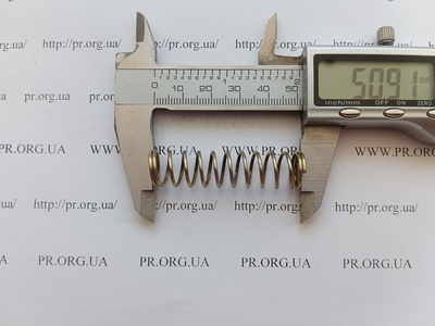 Пружина сжатия 1,2 х 13 х 51 (Артикул: G1822)