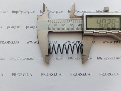 Пружина сжатия 1,2 х 12,8 х 40 (Артикул: G1823)