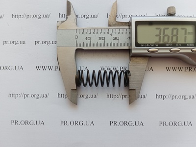 Пружина сжатия 1,2 х 12 х 37 (Артикул: G1825)