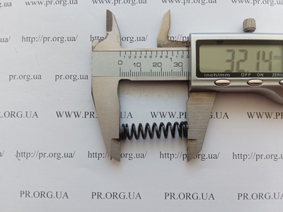 Пружина сжатия 1,2 х 8 х 32 (Артикул: G1827)