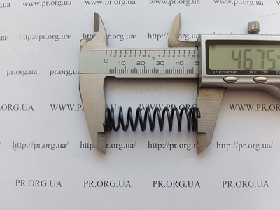 Пружина стиснення 1,4 х 12,6 х 46,5 (Артикул: G1829)