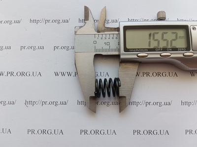 Пружина стиснення 1,4 х 12,8 х 15,5 (Артикул: G1830)