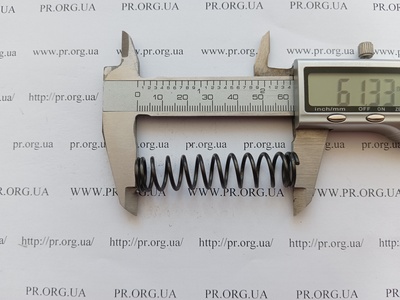 Пружина стиснення 1,5 х 14 х 61 (Артикул: G1837)